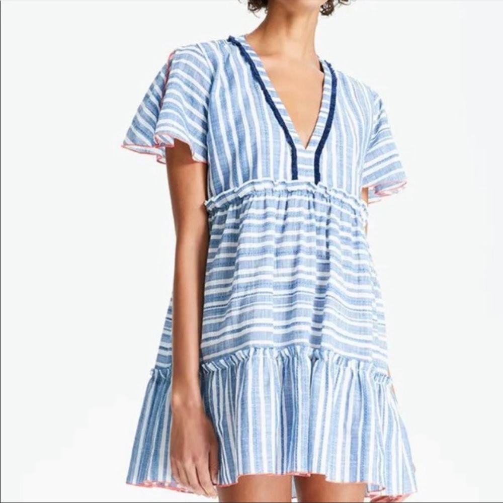 *NWT* Lemlem by Liya kebede Chambray Dress